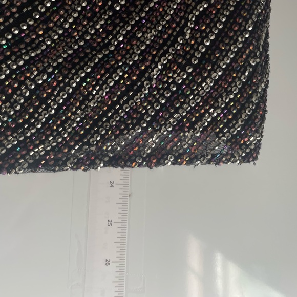 Parker Silver Sequin Camisole Top with NWT - Picture 6 of 7